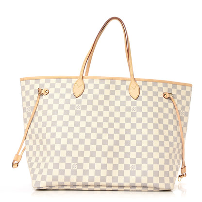 Louis Vuitton Damier Azur Neo Neverfull GM Rose Ballerine 1 of 9