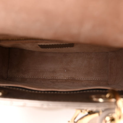Christian Dior Metallic Lambskin Cannage Small My ABCDior Lady Dior Gold 5 of 11