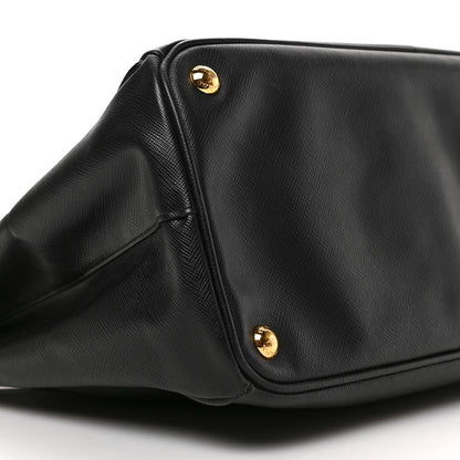 Prada Saffiano Medium Galleria Double Zip Tote Black 7 of 8