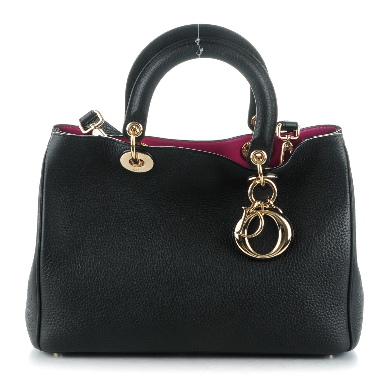 Bullcalf Medium Diorissimo Tote Black Rose Indien