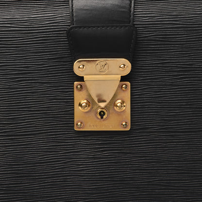 Louis Vuitton Epi Serviette Fermoir Briefcase Black 23 of 23
