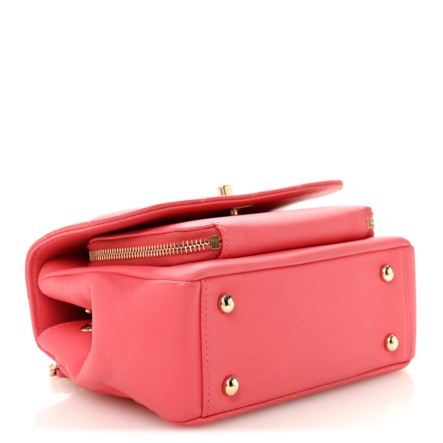 Chanel Caviar Quilted Small Business Affinity Flap Coral 4 of 11