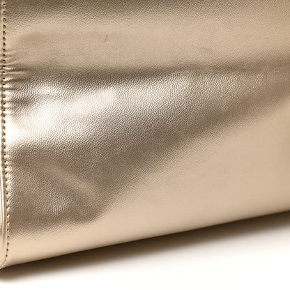Telfar Metallic Vegan Leather Large Shopping Bag Gold 15 of 22