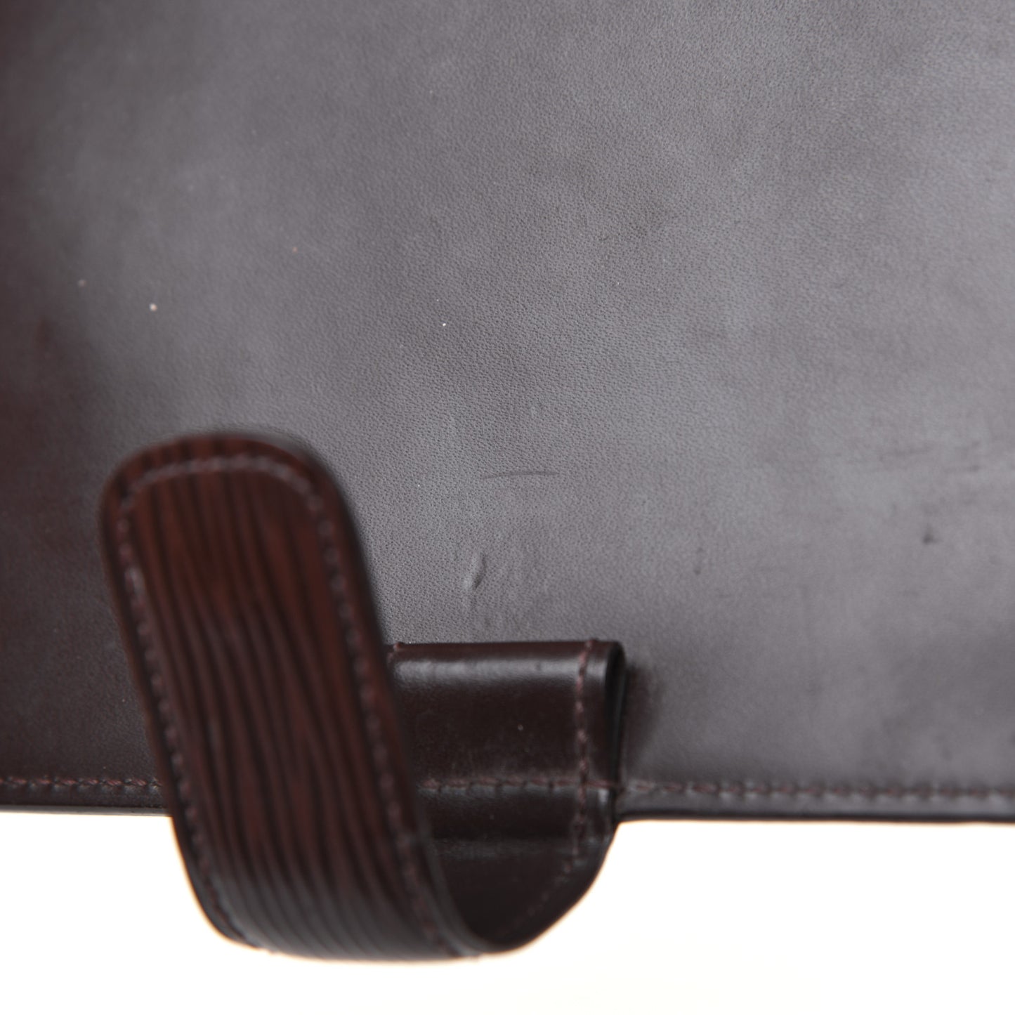 Epi Medium Ring Agenda Cover Moka