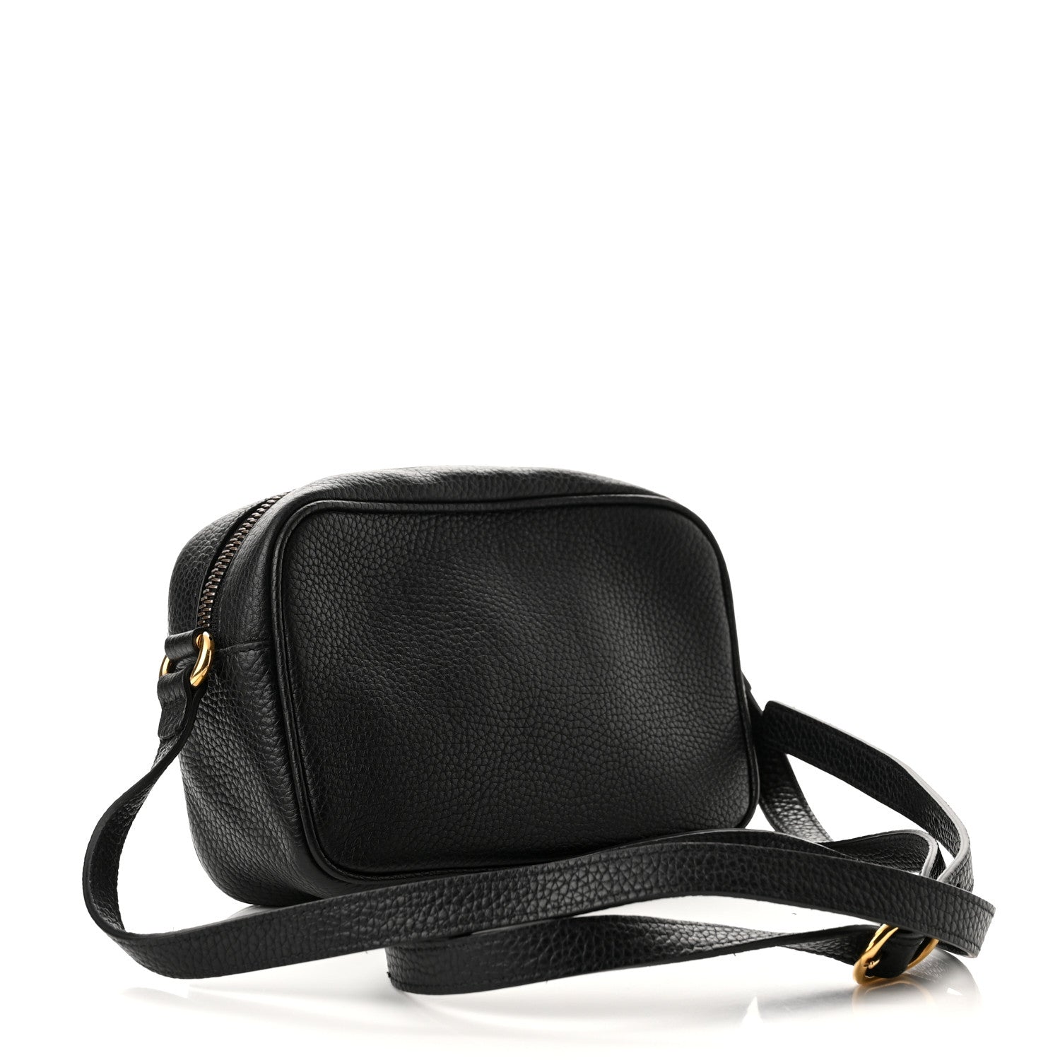 Gucci Pebbled Calfskin Mini Soho Disco Bag Black 3 of 10