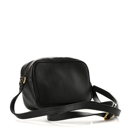 Gucci Pebbled Calfskin Mini Soho Disco Bag Black 3 of 10