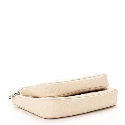 Louis Vuitton Empreinte Monogram Giant Multi Pochette Accessories Cream 4 of 11