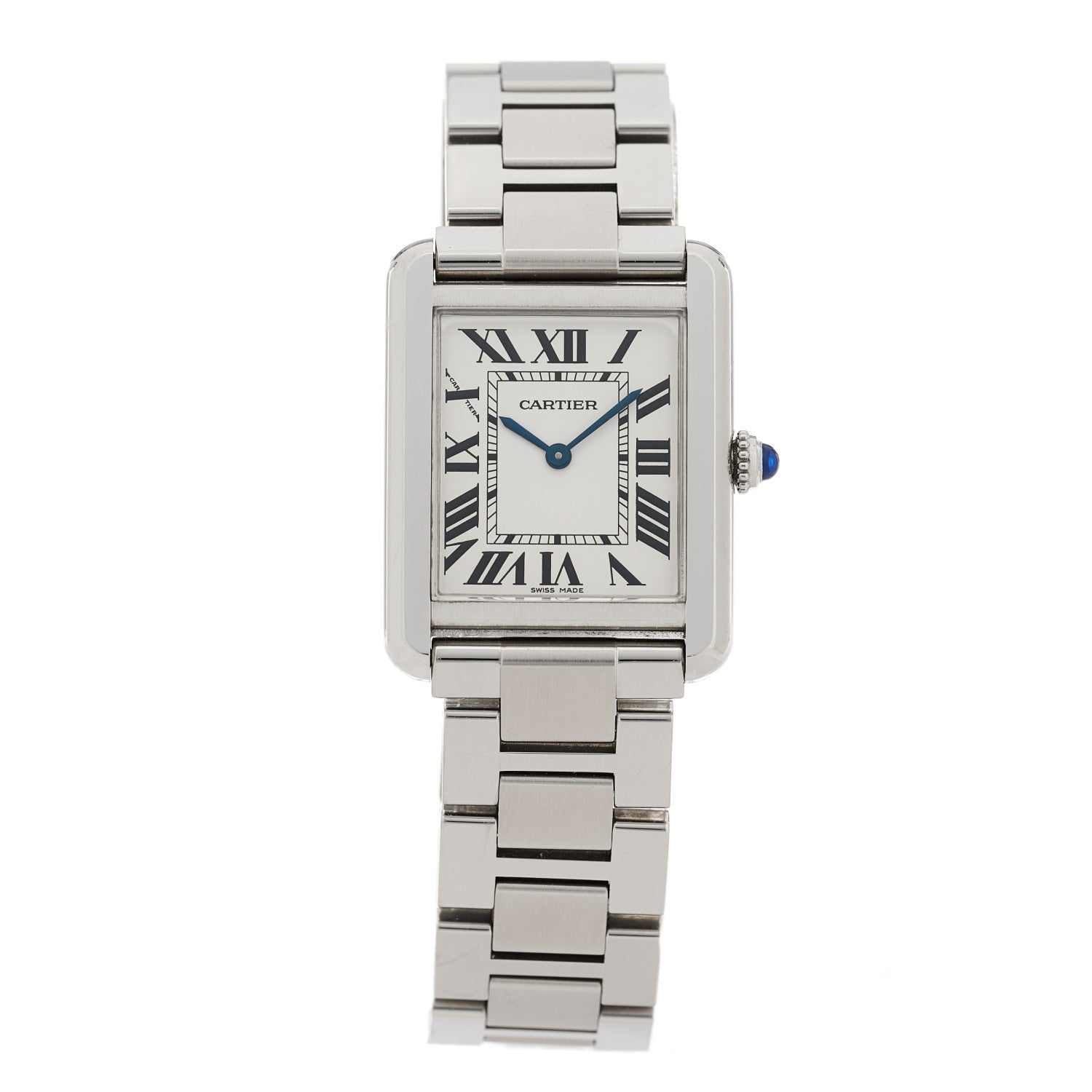 Cartier Stainless Steel 24mm Tank Solo Quartz Watch 1 of 4