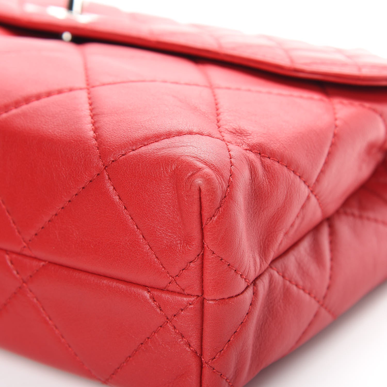 Chanel Calfskin Quilted In the Business Flap Bag Red 10 of 14