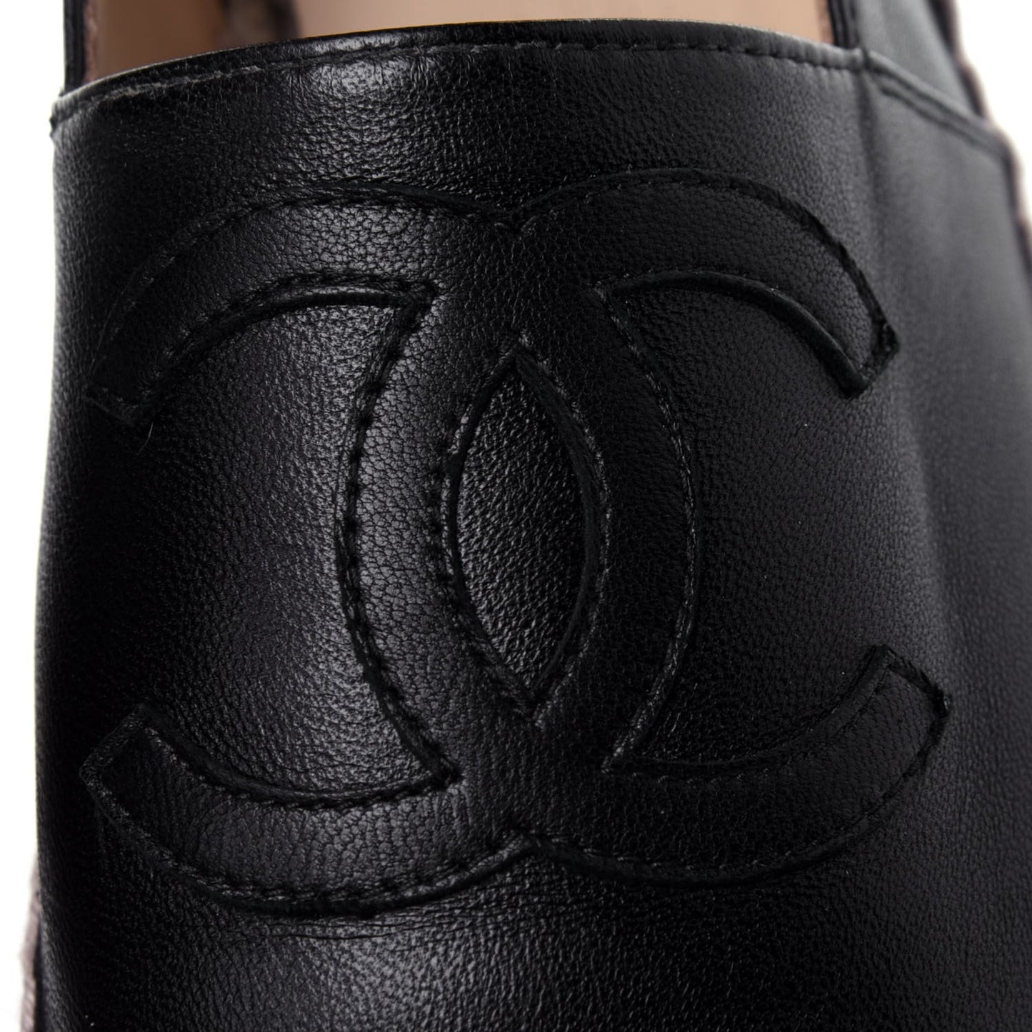 Lambskin CC Espadrilles 38 Black