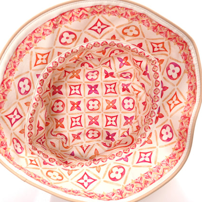 Louis Vuitton Cotton Monogram Flower Tile Reversible Bucket Hat M Beige 13 of 13