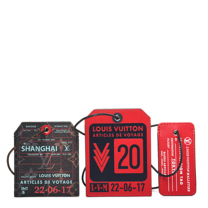 Louis Vuitton Monogram Shanghai Name Tag Set 1 of 9