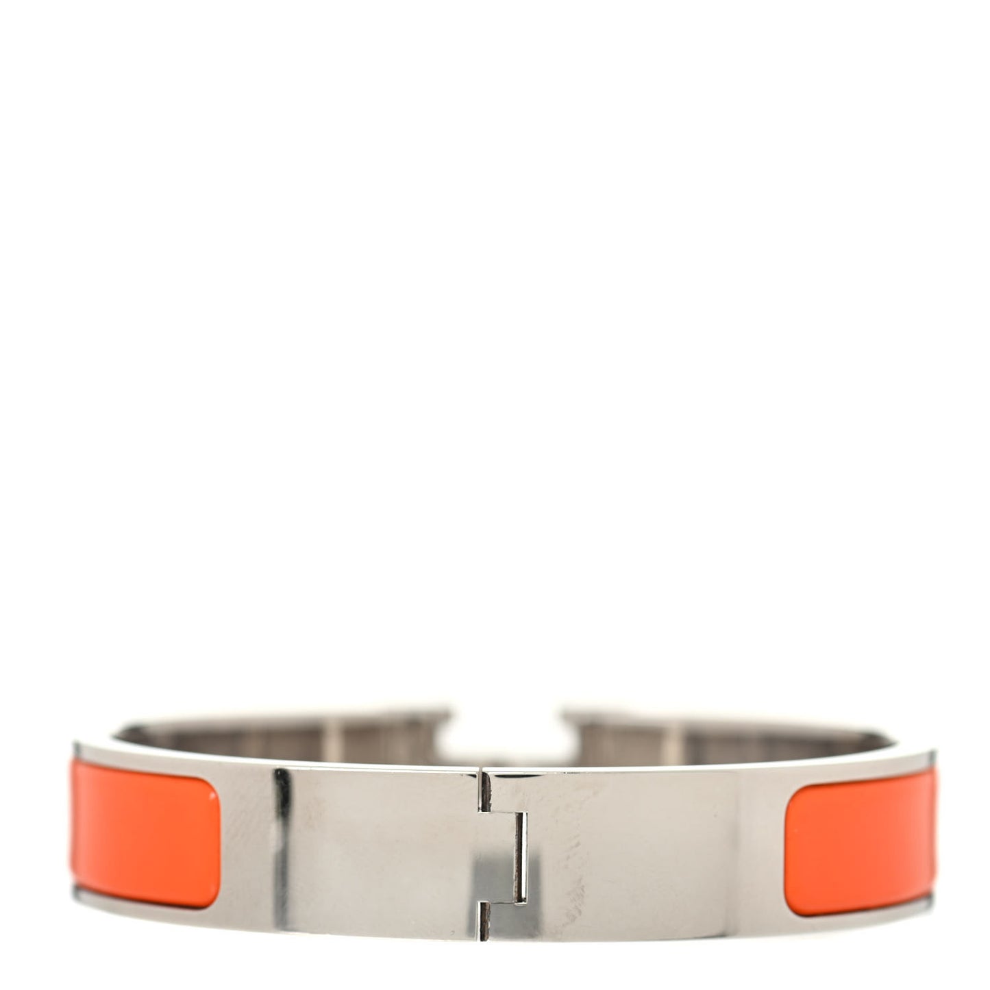 Enamel Narrow Clic Clac H Bracelet PM Orange