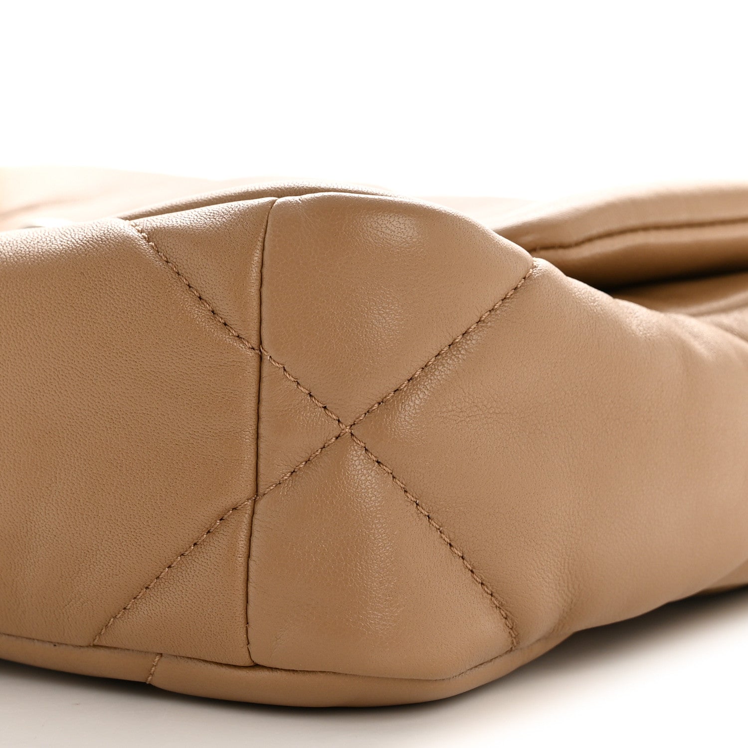 Chanel Lambskin Quilted Medium Chanel 19 Flap Beige 10 of 13