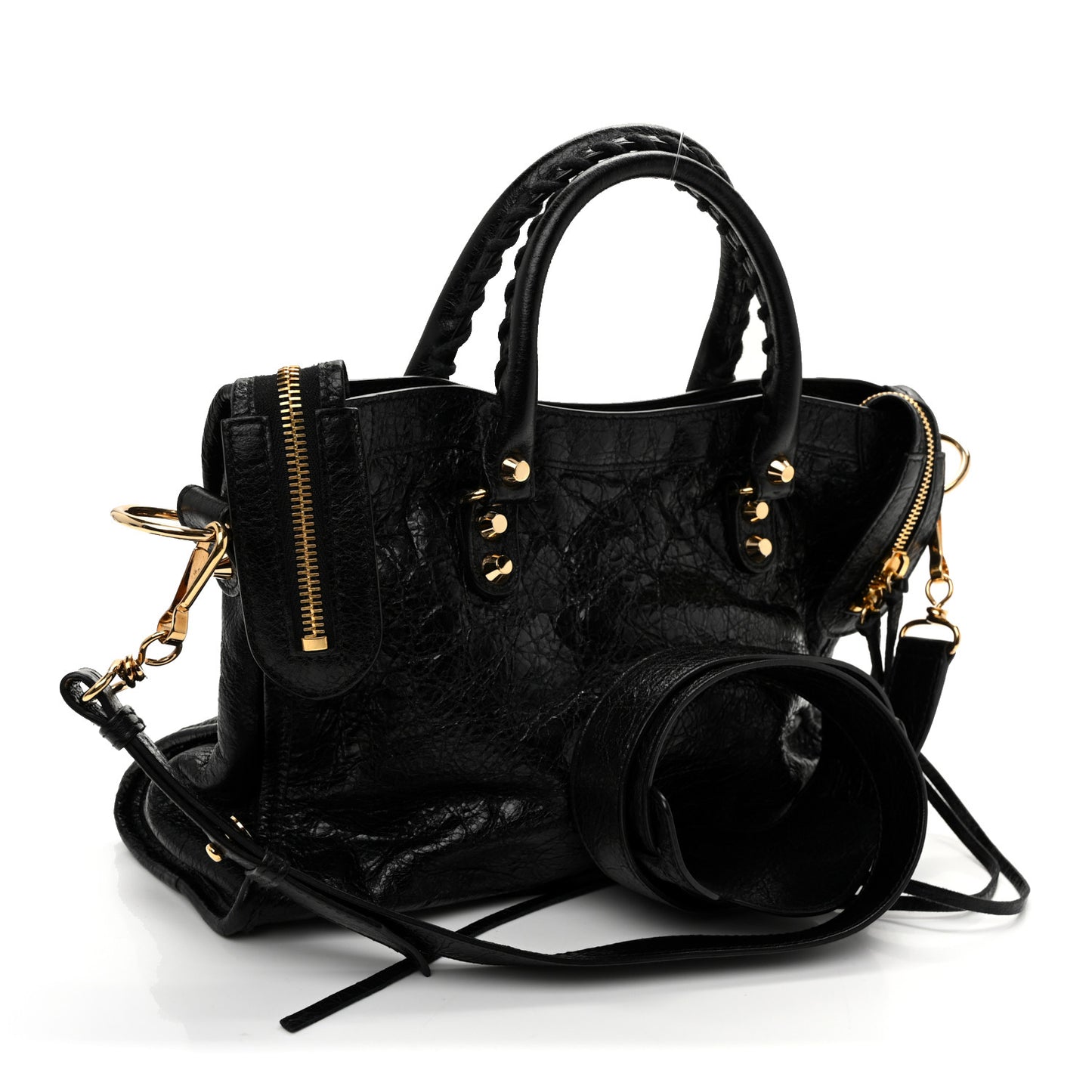 Agneau Classic Gold Hardware S City Black