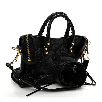 Balenciaga Agneau Classic Gold Hardware S City Black 4 of 10