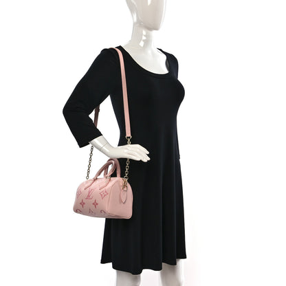 Louis Vuitton Empreinte Monogram Giant Speedy Bandouliere 20 Degrade Rose Pink 2 of 12