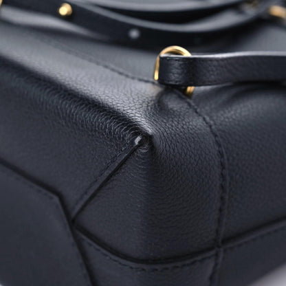 Louis Vuitton Calfskin Lockme Mini Backpack Black 12 of 13