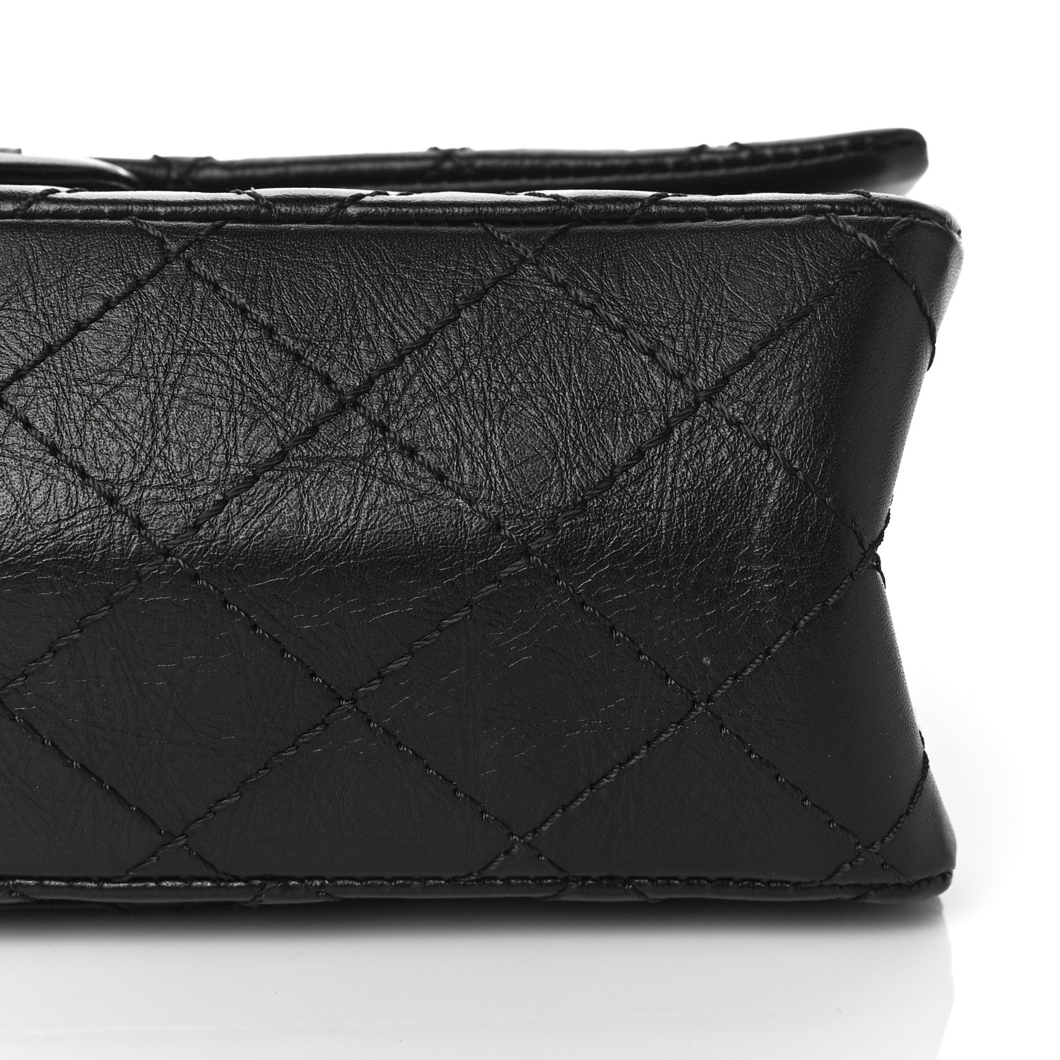 Chanel Aged Calfskin Quilted 2.55 Reissue 225 Flap Black 14 of 15