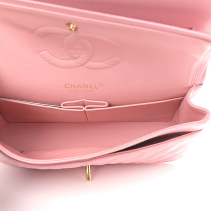 Chanel Caviar Quilted Medium Double Flap Pink 5 of 9