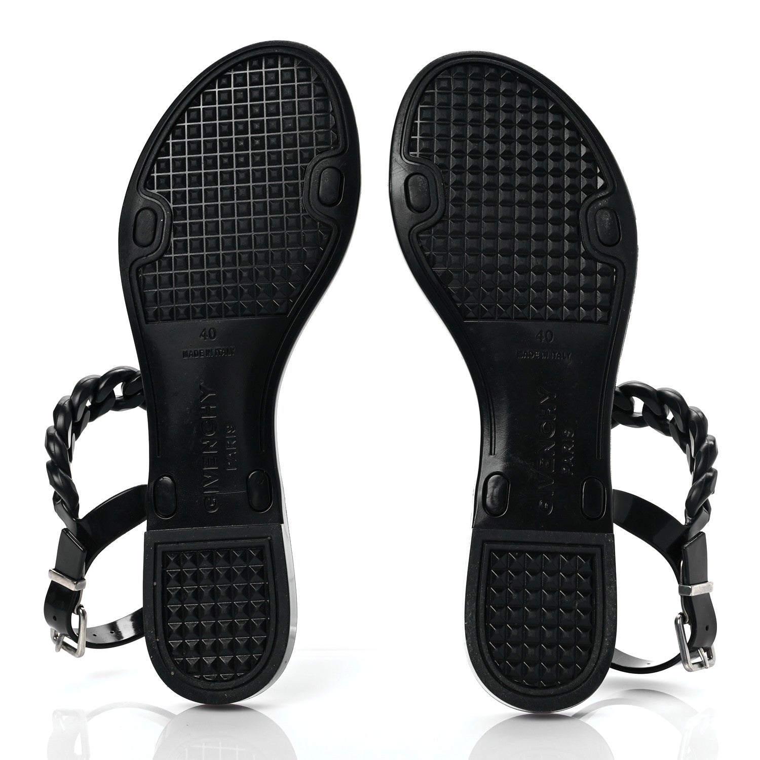 Givenchy Jelly Chain Nea Sandal Flats 40 Black 5 of 8
