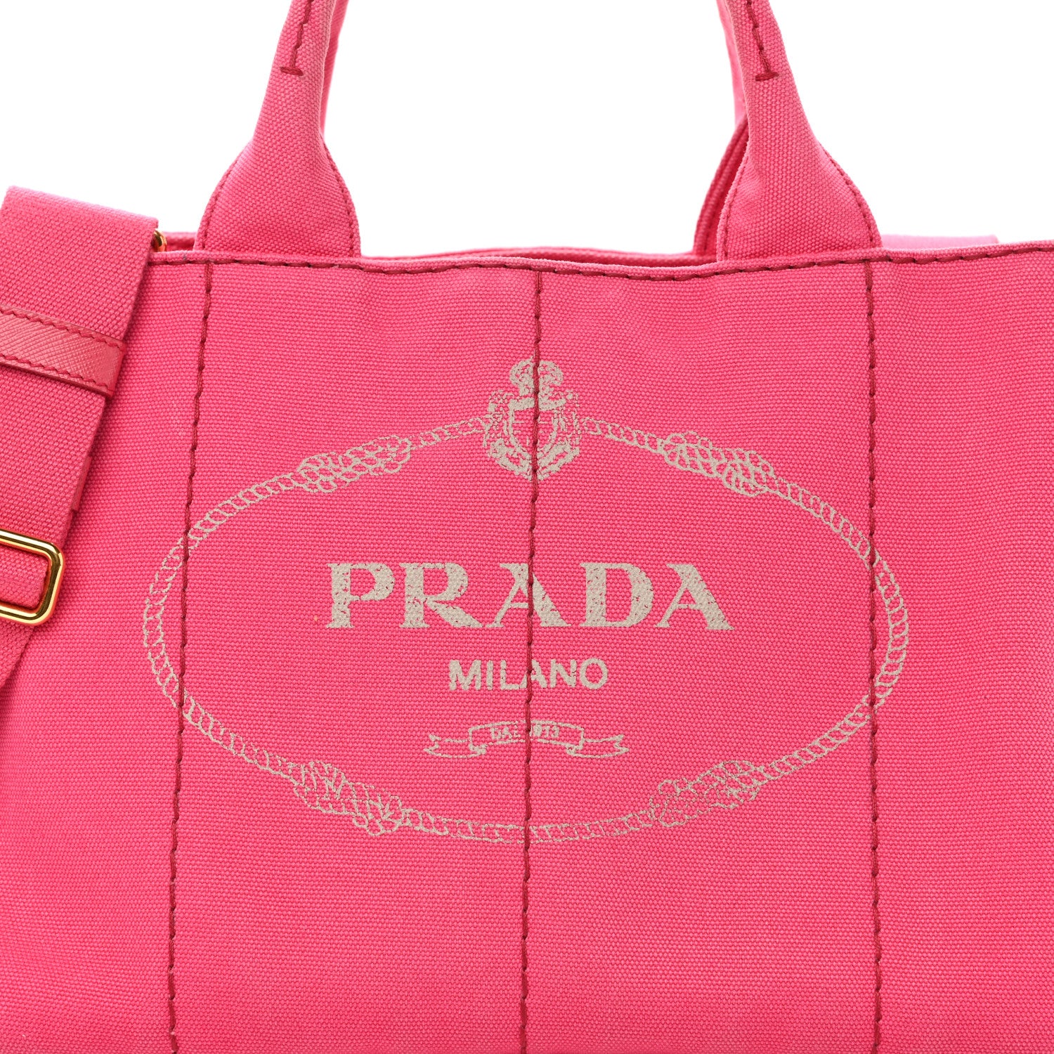 Prada Canapa Logo Tote Peonia 8 of 13