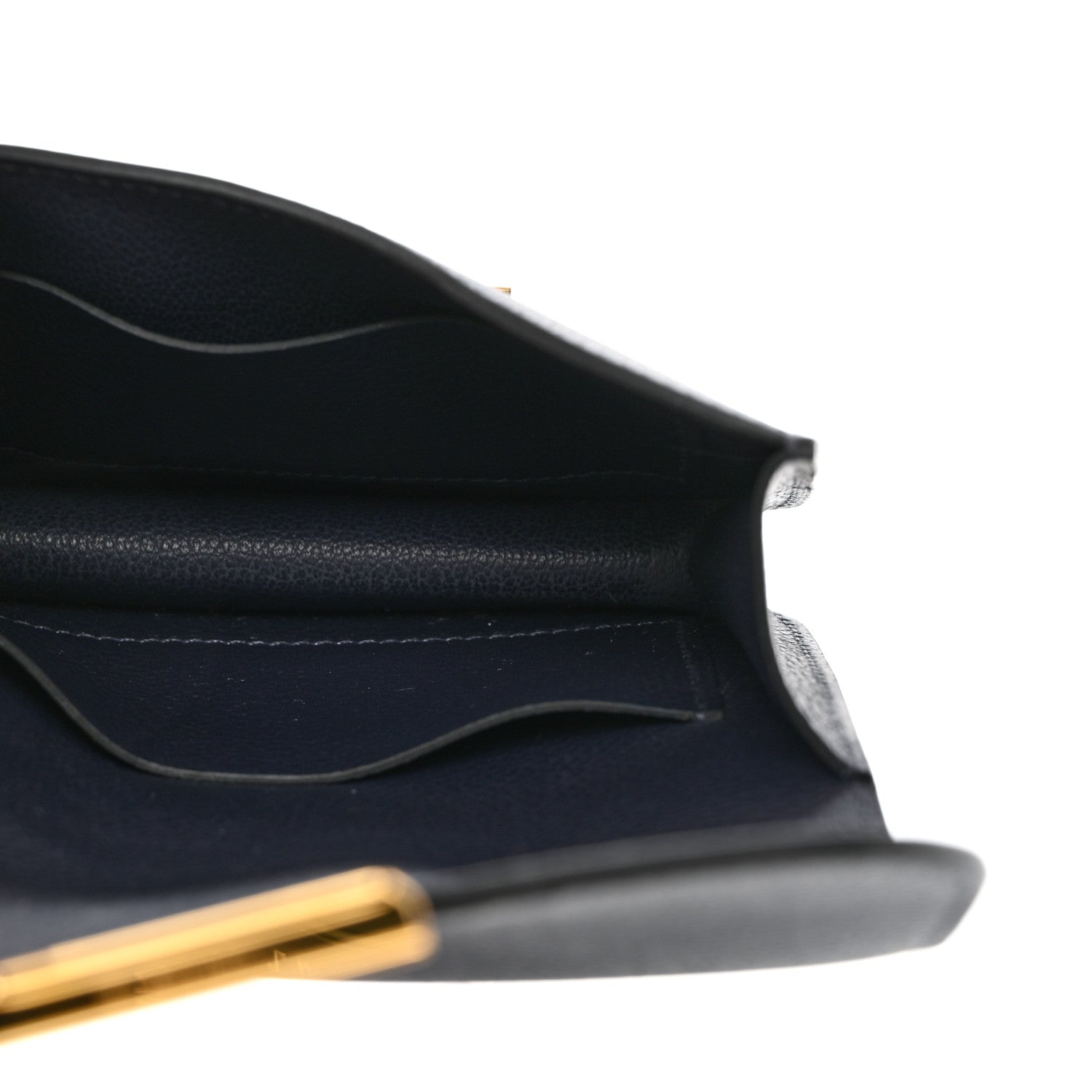 Hermes Evercolor Constance Slim Wallet Bleu Nuit 6 of 9