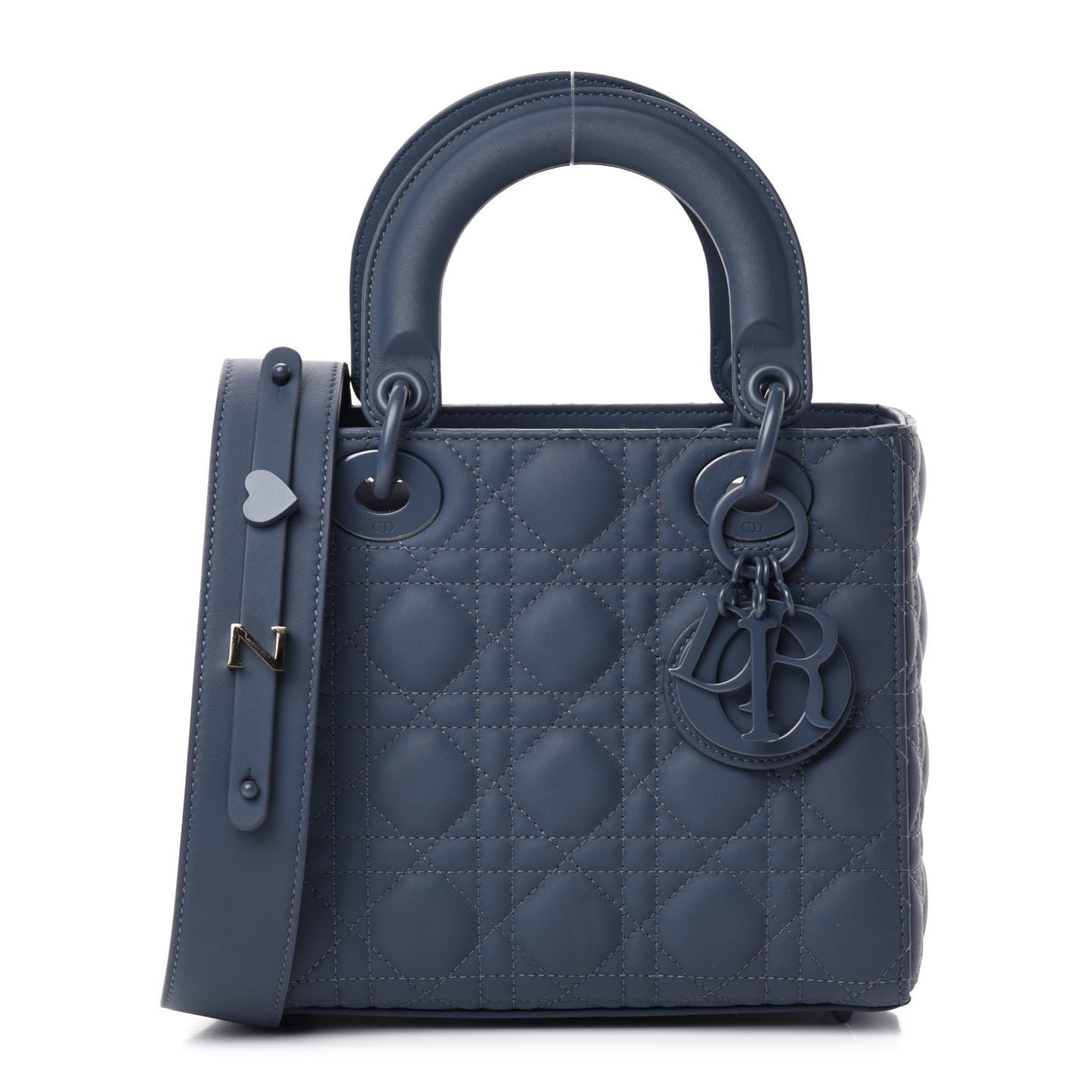 Ultra Matte Calfskin Cannage Small My ABCDior Lady Dior Dark Denim Blue