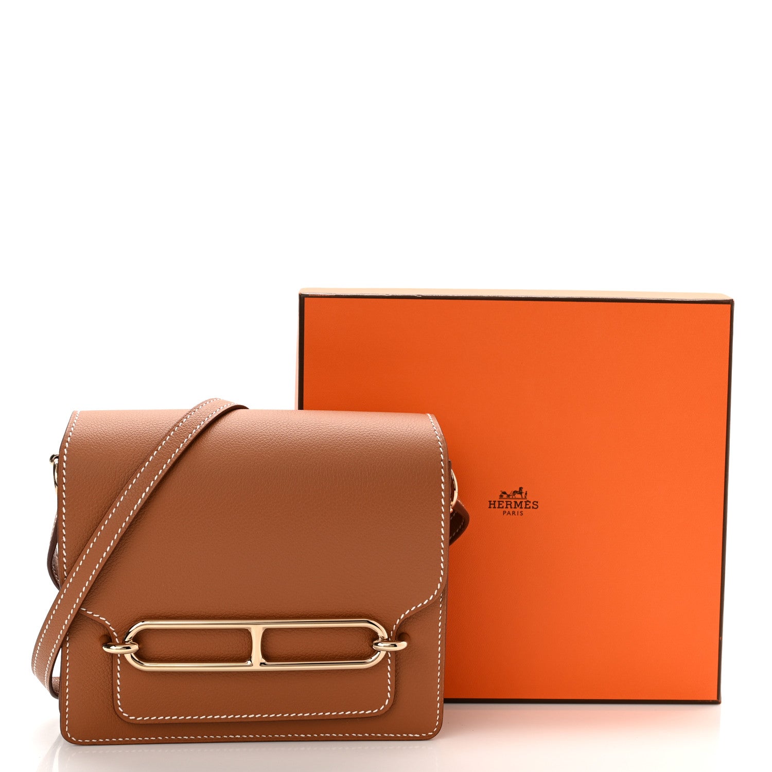 Hermes Evercolor Mini Sac Roulis Gold 11 of 11