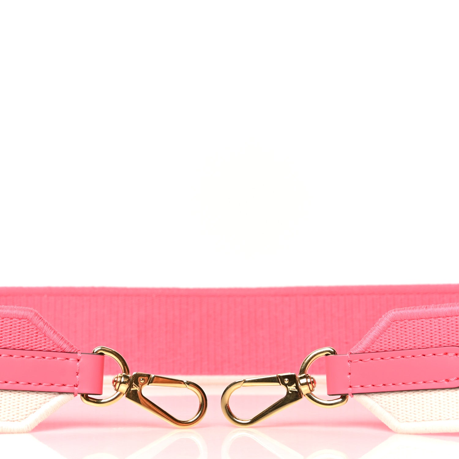 Louis Vuitton Jacquard Logo Shoulder Strap Pink 3 of 4
