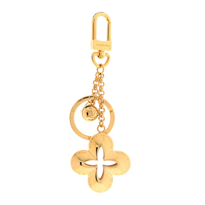 Louis Vuitton Metal Eclipse Bag Charm Key Holder Gold 1 of 5
