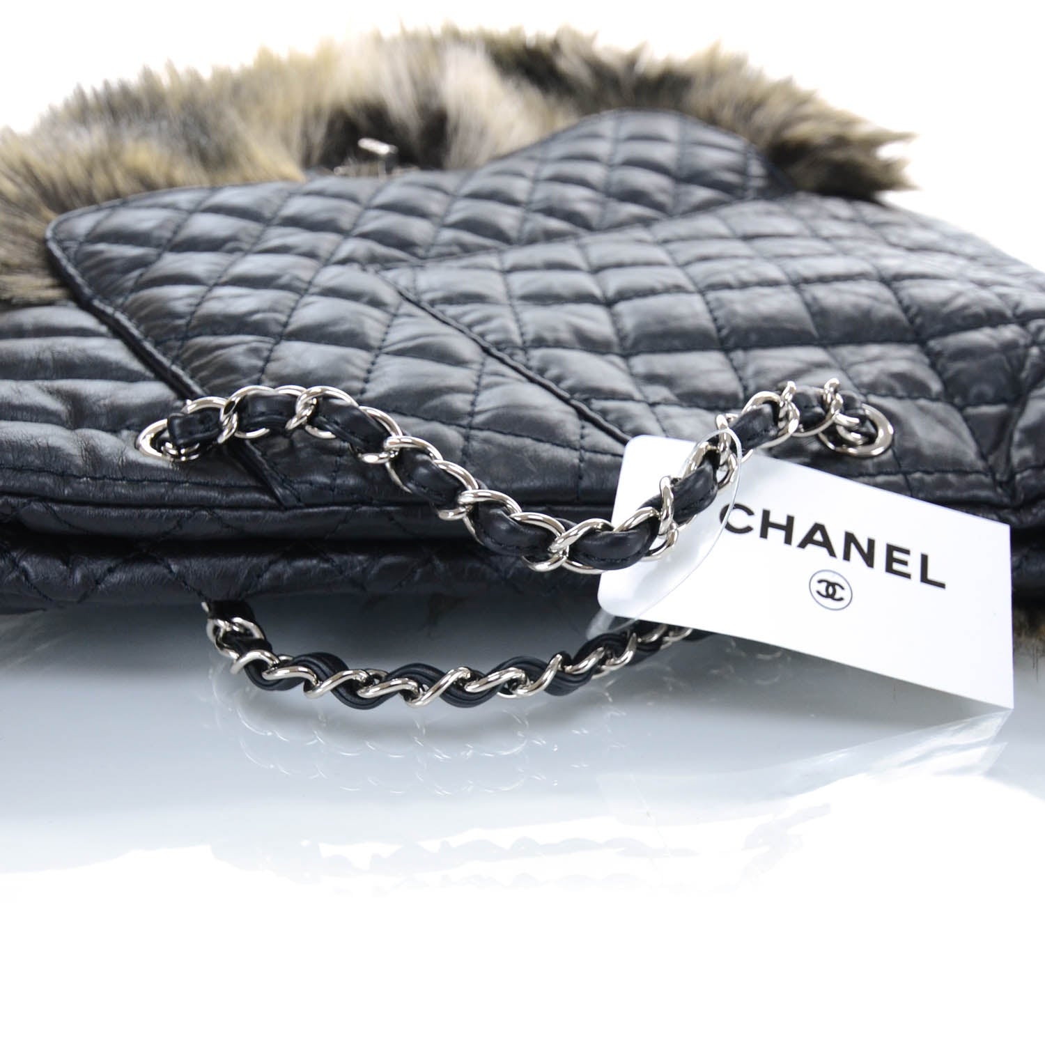 Chanel Fantasy Fur Karl's Cabas Tote 6 of 14