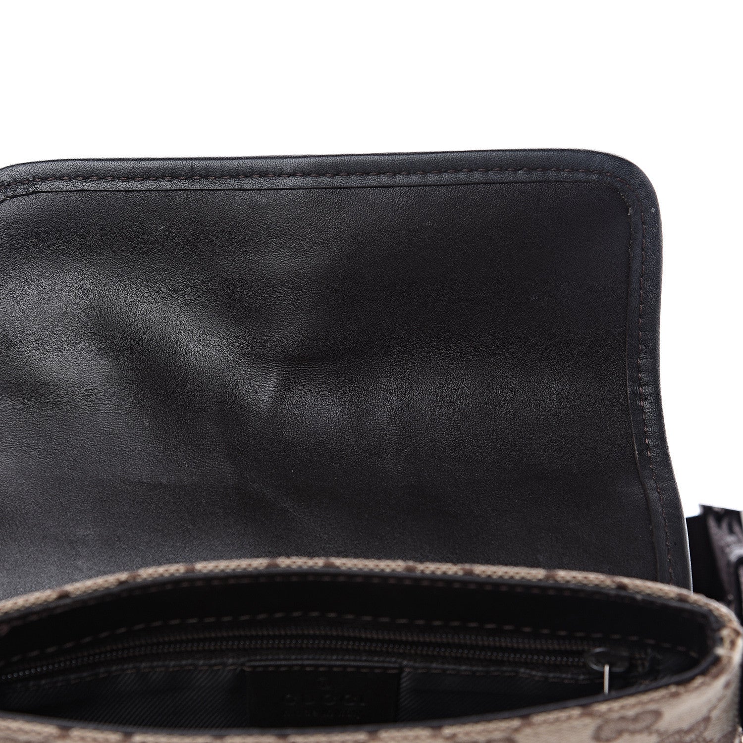 Gucci Monogram Waist Pouch Bag Dark Brown 10 of 10