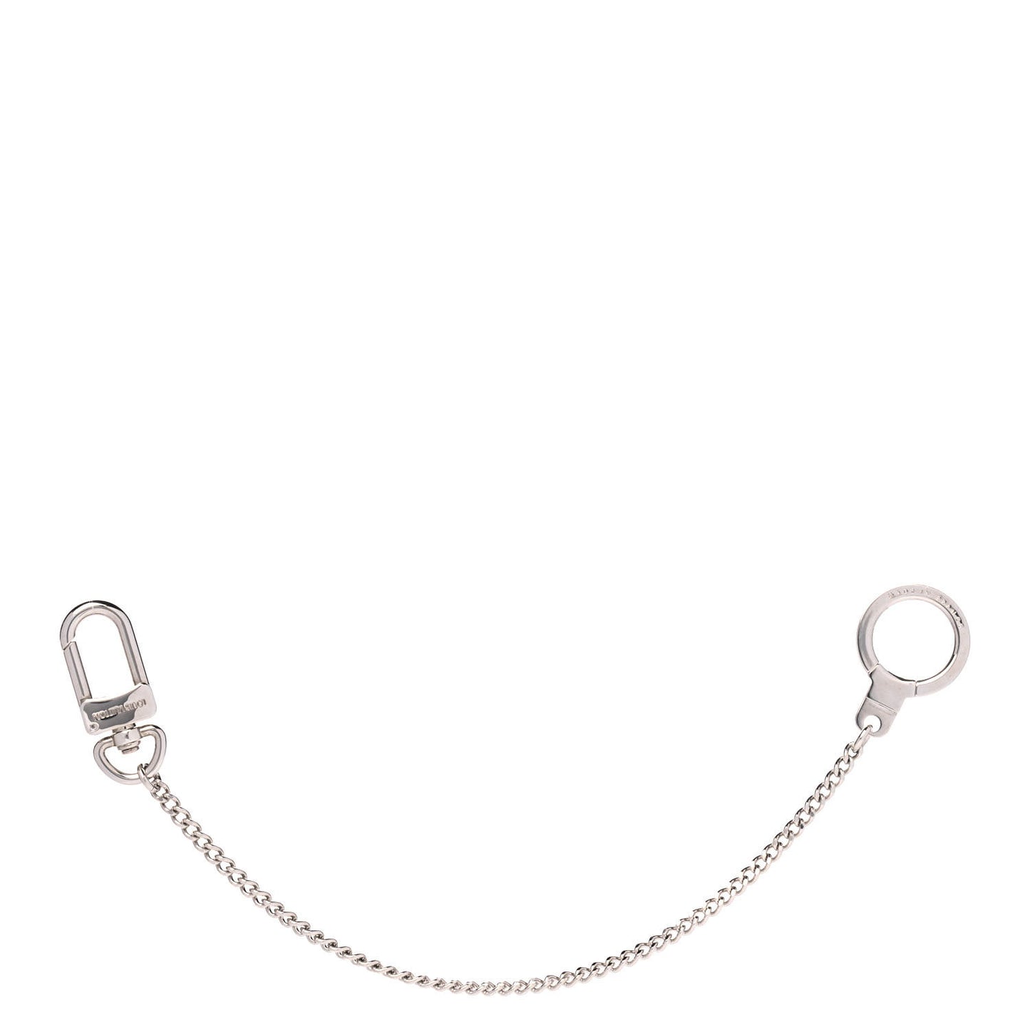 Pochette Extender Key Ring Chain Silver