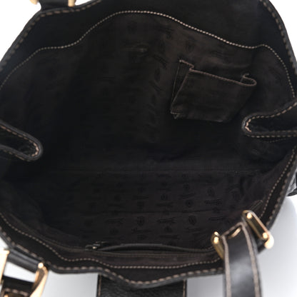 Gucci Guccissima Large New Ladies Hobo Dark Brown 4 of 8