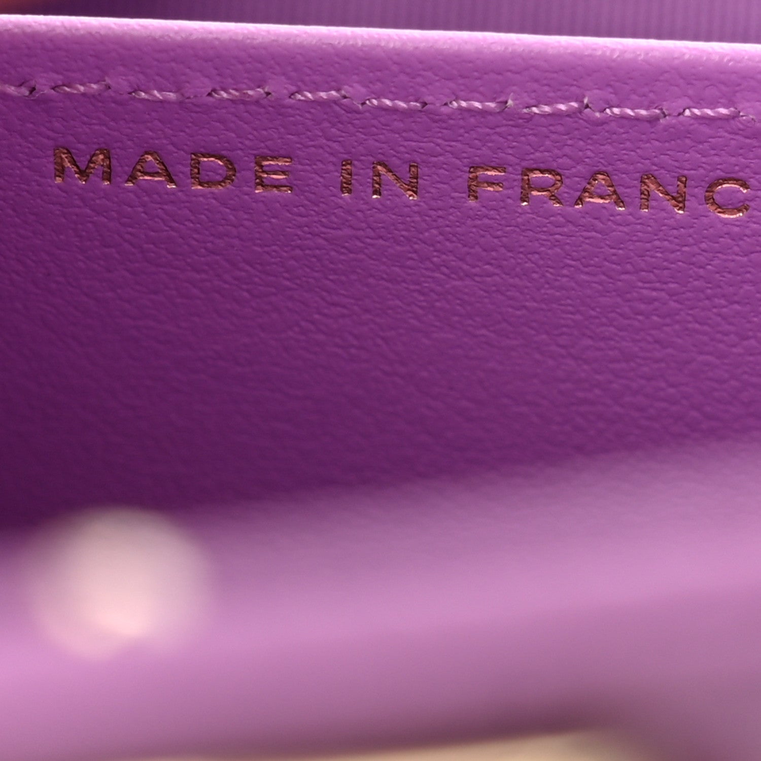 Chanel Caviar Quilted Boy Flap Card Holder Purple 8 of 10