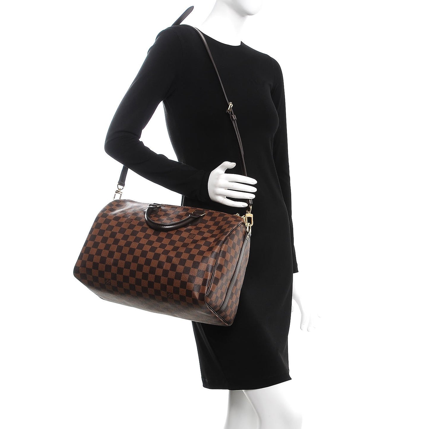 Damier Ebene Speedy Bandouliere 35