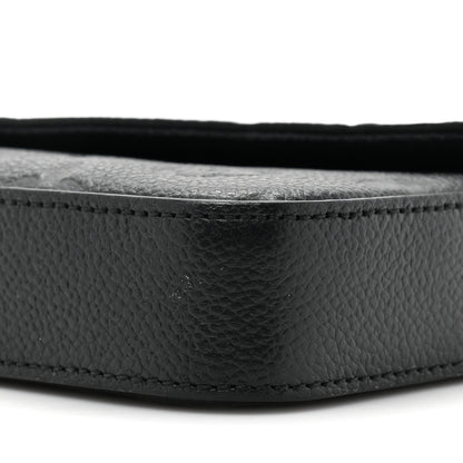 Louis Vuitton Empreinte Pochette Felicie Chain Wallet Black 9 of 13
