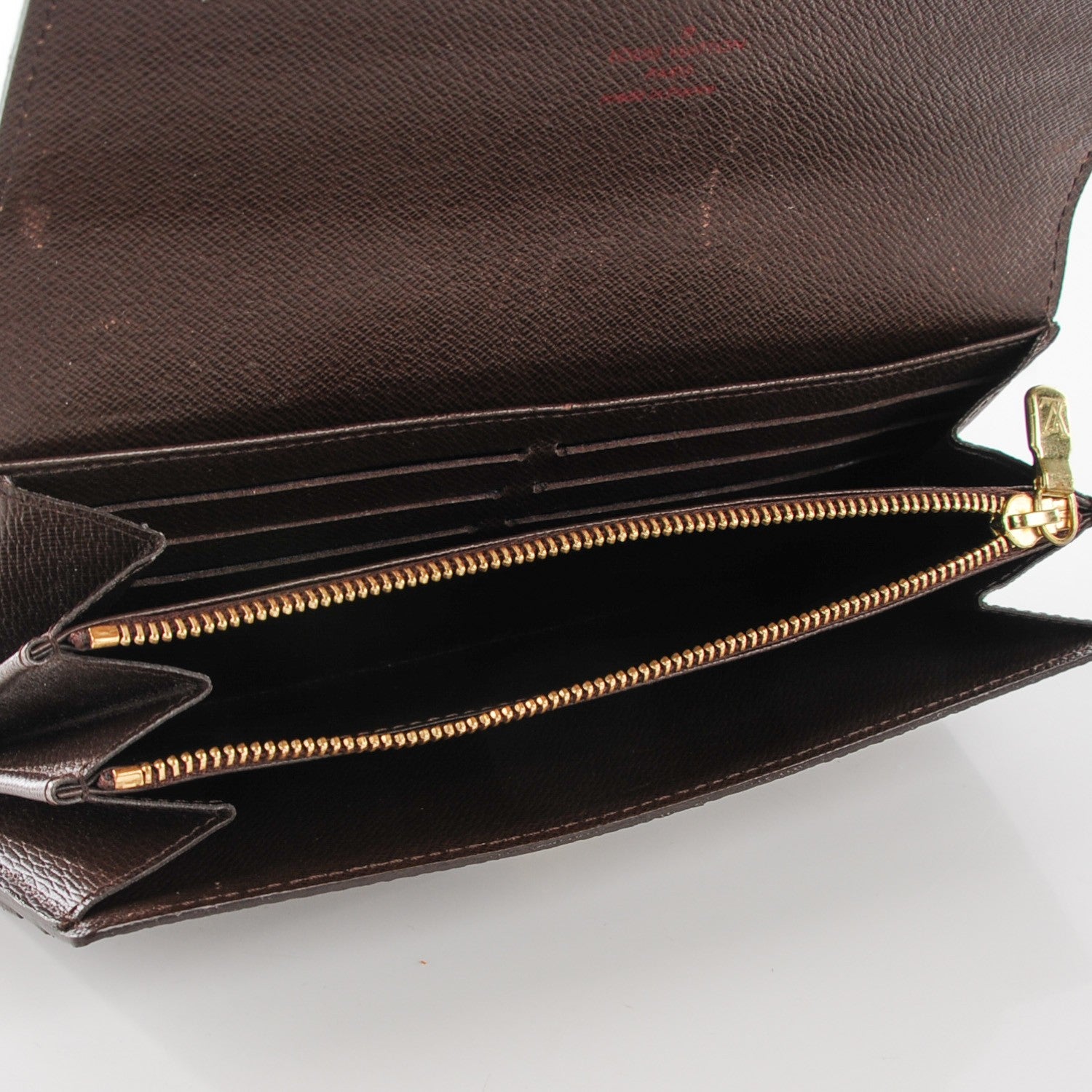 Louis Vuitton Damier Ebene Sarah Wallet 7 of 7