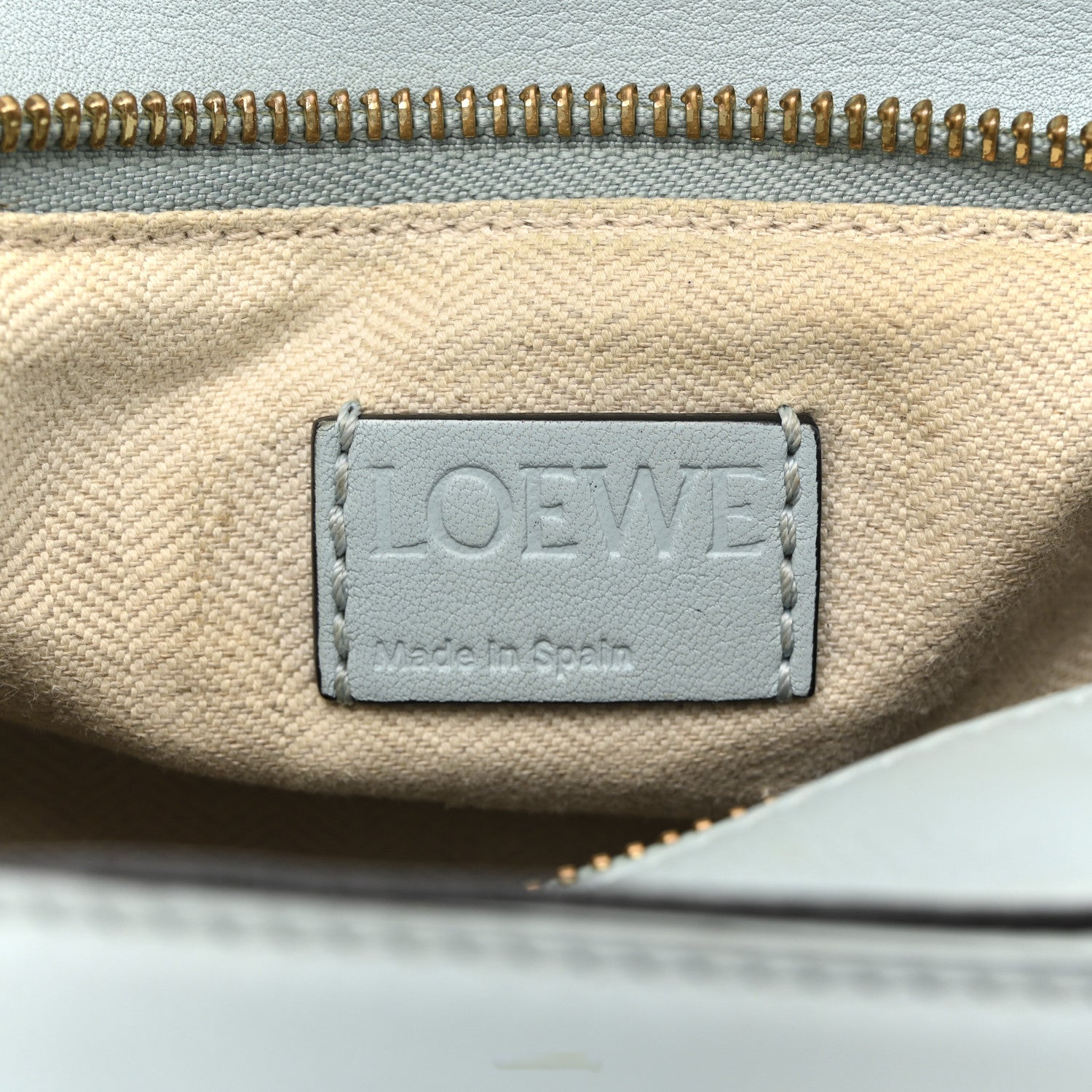 Loewe Calfskin Small Puzzle Bag Light Blue 6 of 15