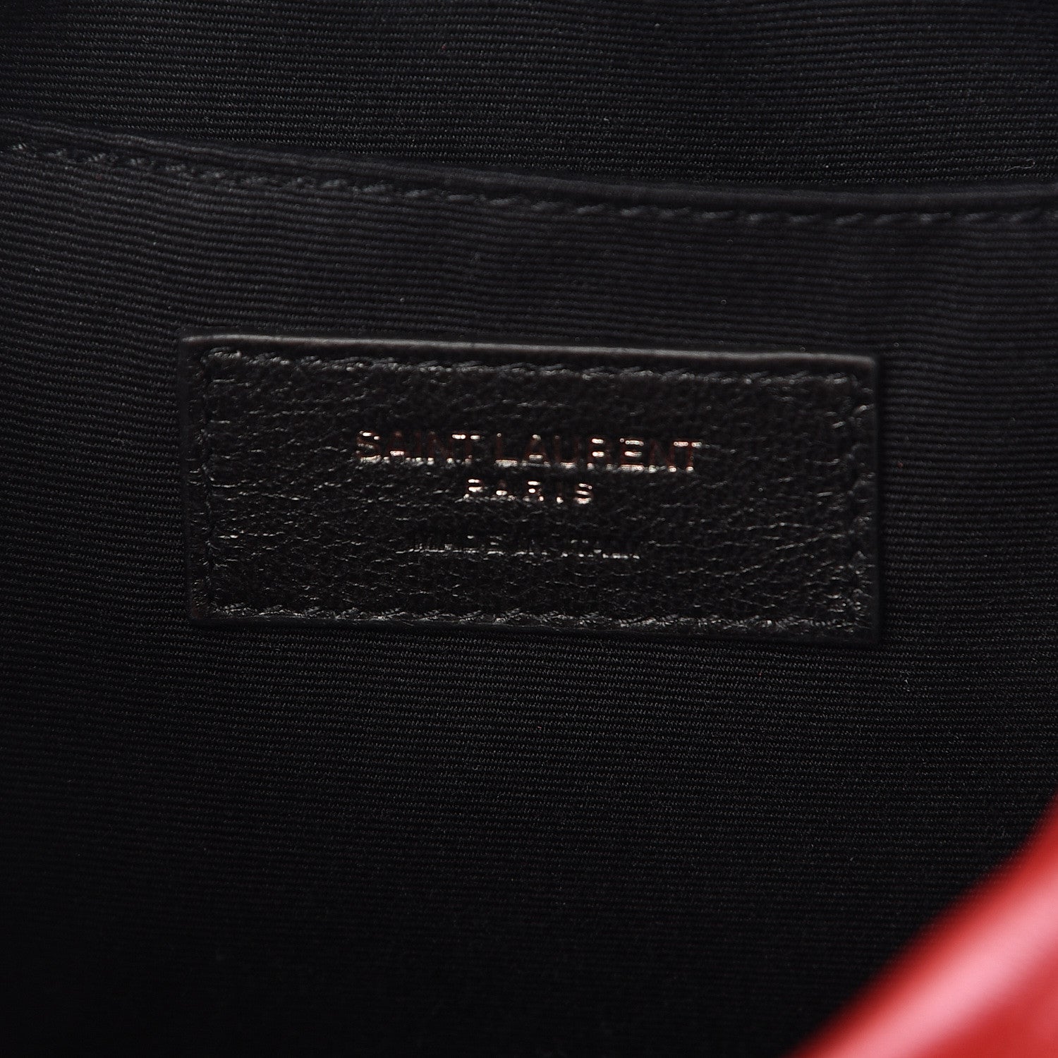 Saint Laurent Calfskin Matelasse Monogram Lou Camera Bag Rouge Eros 6 of 10