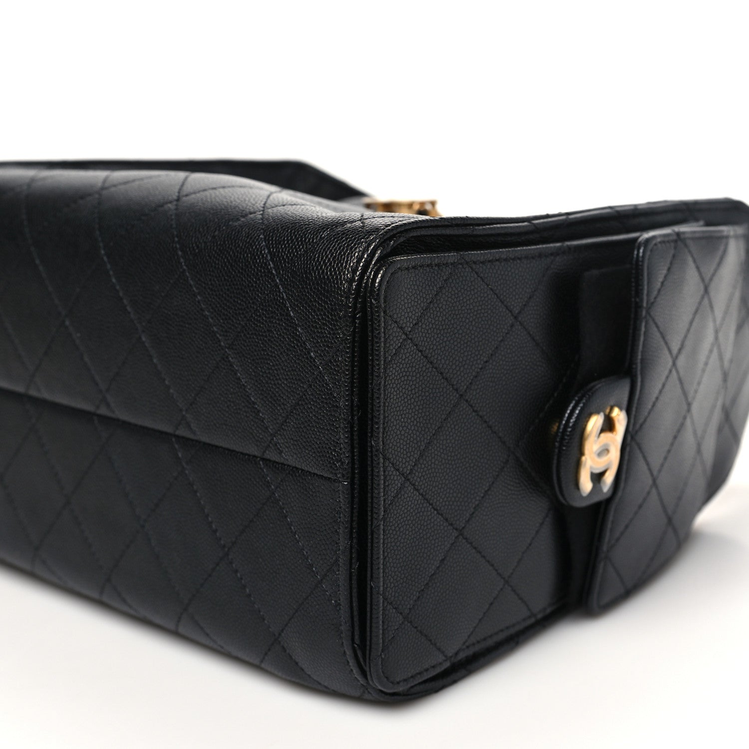 Chanel Caviar Quilted Small Chanel 25 Handbag Black 10 of 11