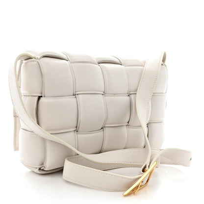 Bottega Veneta Nappa Maxi Intreccio Padded Cassette Crossbody Bag Chalk 3 of 11
