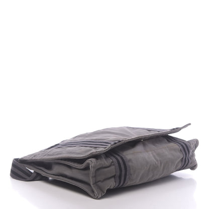 Hermes Canvas Herline Messenger Bag Grey 4 of 13