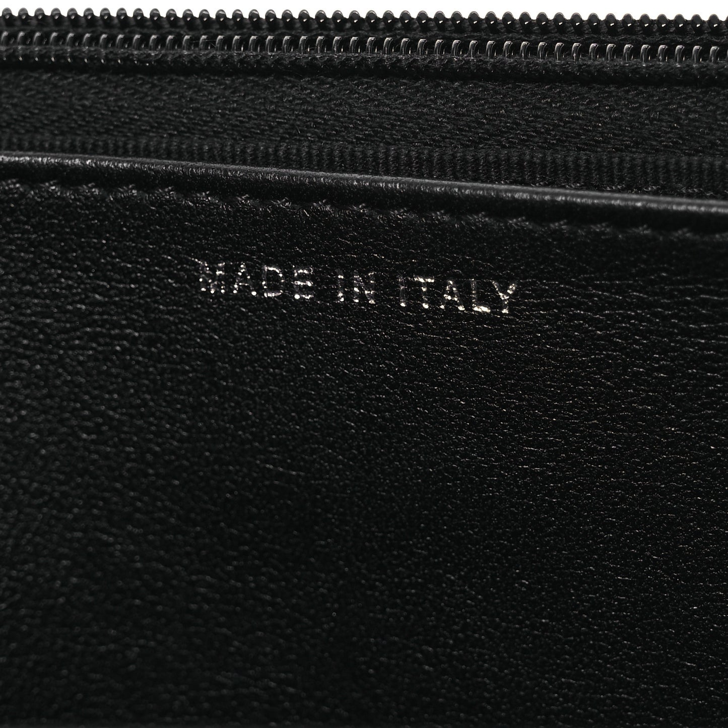 Lambskin Quilted Crystal CC Wallet On Chain WOC Black