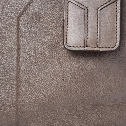 Saint Laurent Calfskin Large Vanity Bowler Taupe 11 of 12