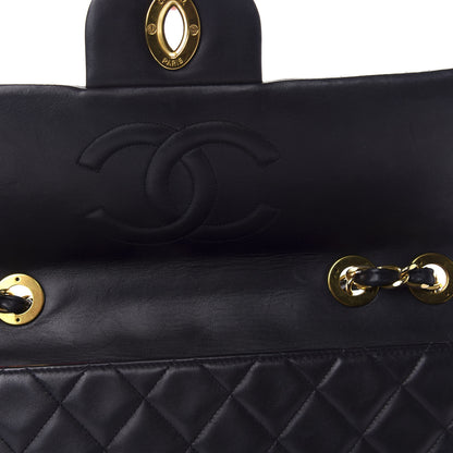 Chanel Lambskin Quilted XL Jumbo Single Flap Black 10 of 12