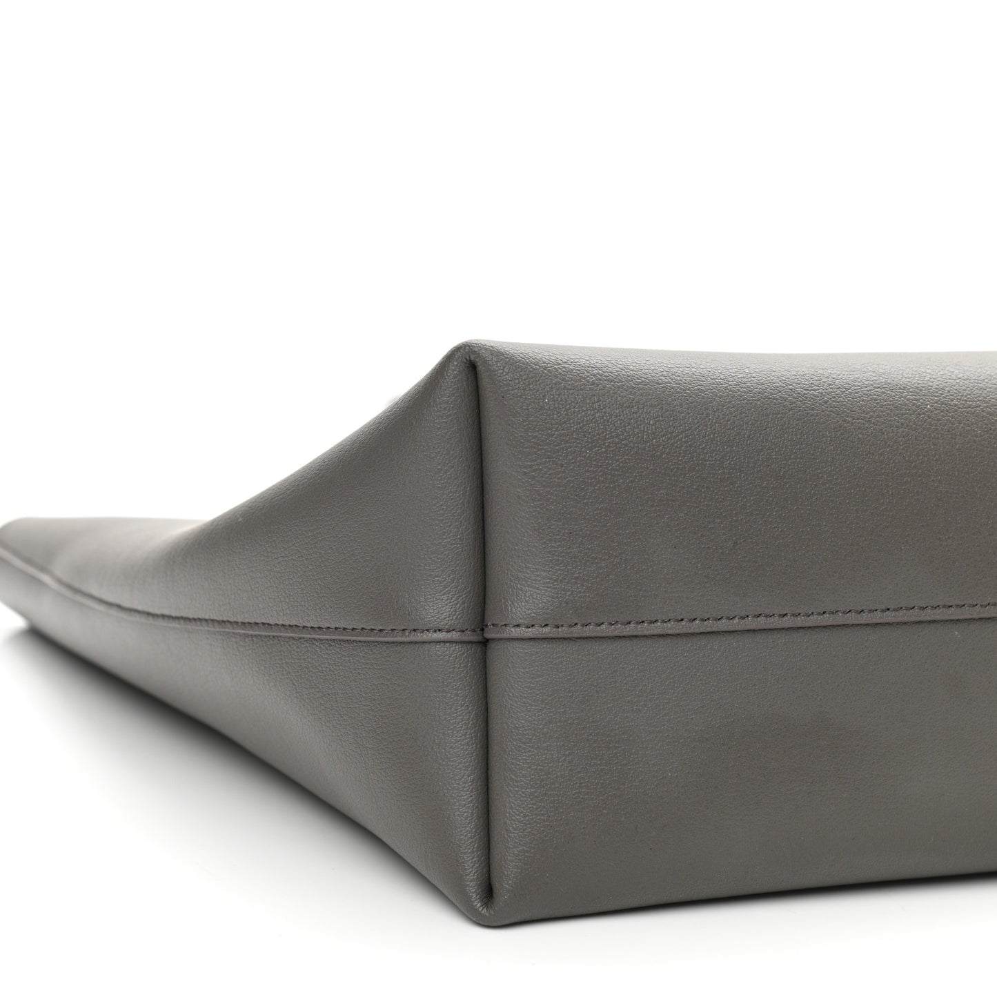 Calfskin Large Shopping Tote Earth