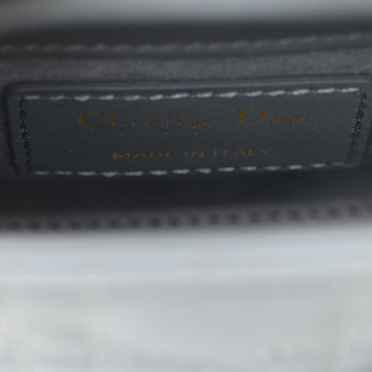 Christian Dior Lambskin Cannage Micro Lady Dior Cloud Gray 6 of 10