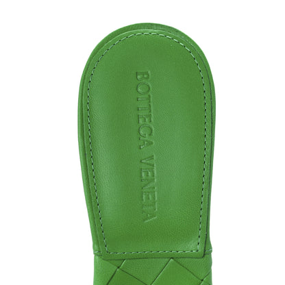 Bottega Veneta Nappa Maxi Intrecciato Lido 90mm Mule Sandals 37.5 Grass 7 of 7